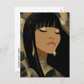 ファッション-ESQE # 5 シーズンポストカード (正面/裏面)