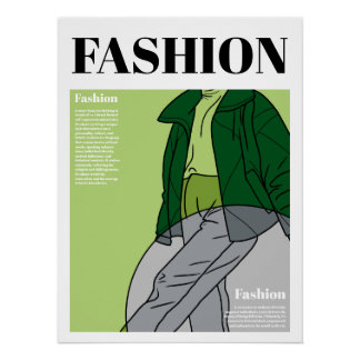 ファッション: Puffer Coat and Sweat Pants ポスター