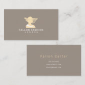 ファッション、Seamstress、Reverage裁縫ショップ 名刺 (正面/裏面)