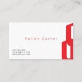 ファッション、Seamstress、Reverage裁縫ショップ 名刺 (裏面)