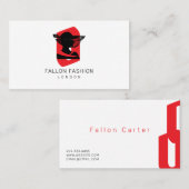 ファッション、Seamstress、Reverage裁縫ショップ 名刺 (正面/裏面)