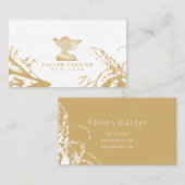 ファッション、Seamstress、Reverage裁縫ショップ 名刺 (正面/裏面)