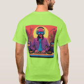 ファッションa DJ Tシャツ (裏面)