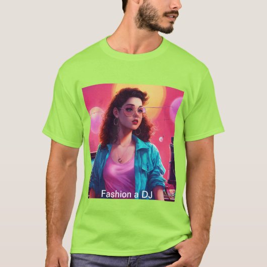 ファッションa DJ Tシャツ (正面)