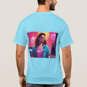 ファッションa DJ Tシャツ (裏面)