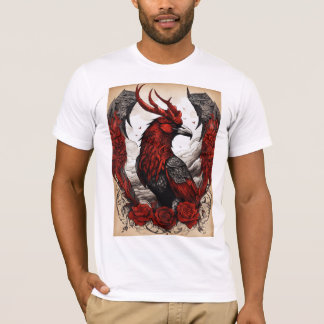 ファッションdesion eaging pritnt t shurtヒトtショート tシャツ