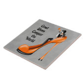 ファッションDivaのオレンジ色 タイル (側面)