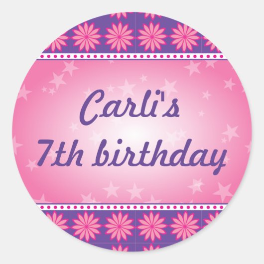 ファッションDivaステッカー ラウンドシール (正面)