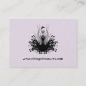 ファッションDiva – 花つき 名刺 (裏面)