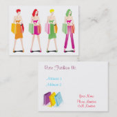 ファッションllcは上がりました 名刺 (正面/裏面)