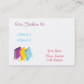 ファッションllcは上がりました 名刺 (裏面)