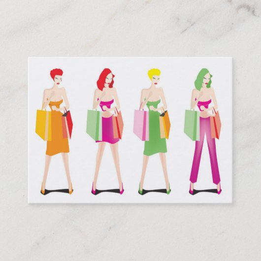 ファッションllcは上がりました 名刺 (正面)