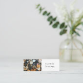 ファッションQRコード裁縫シンプルプロフェッショナル スキニー名刺 (スタンド正面)