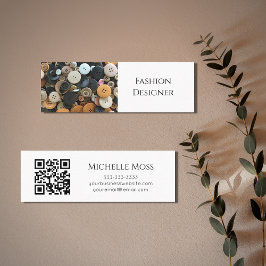 ファッションQRコード裁縫シンプルプロフェッショナル スキニー名刺