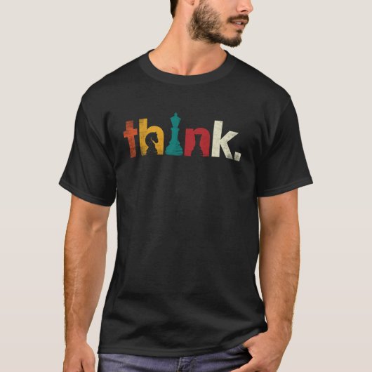 ファッションTシャツ – チェスマ考えッチゲーミットチェス Tシャツ (正面)