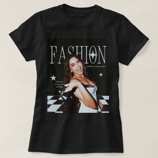 ファッションTシャツ (Sharvari) Tシャツ (デザイン正面)