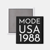ファッションUSA 1988 Mツアー マグネット (正面/裏面)