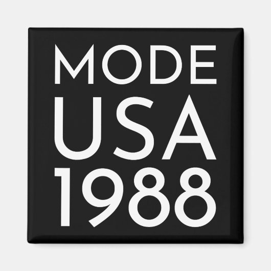 ファッションUSA 1988 Mツアー マグネット (正面)