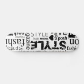 ファッションWordコラージュのベクトルイラストレーション- alt スケートボード (横)