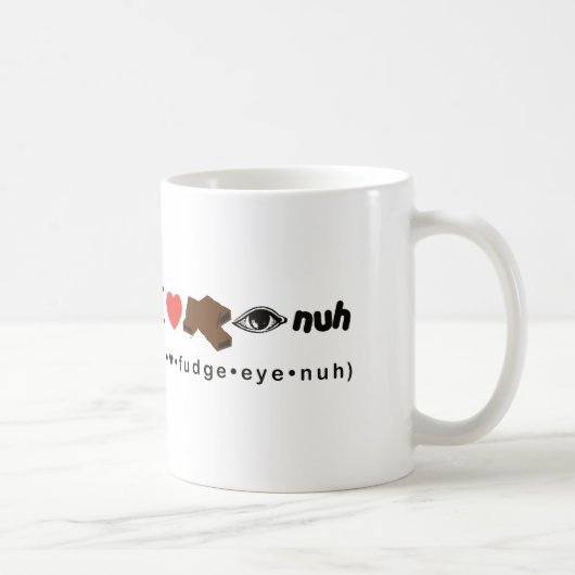 ファッジの目Nuh コーヒーマグカップ (右)