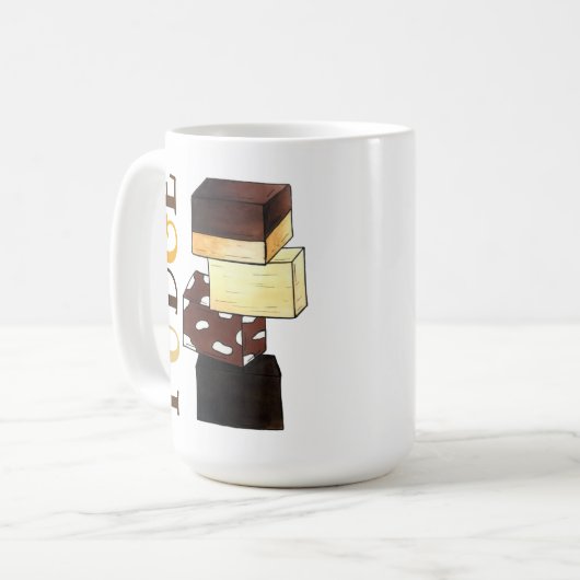ファッジスタック菓子菓子 コーヒーマグカップ (正面左)