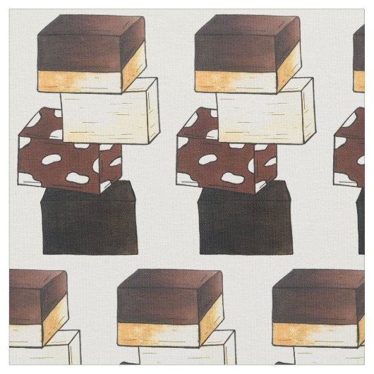 ファッジスタック菓子菓子 ファブリック (クローズアップ)