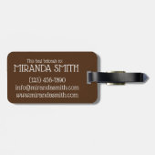 ファッジスタック菓子菓子 ラゲッジタグ (裏面横)