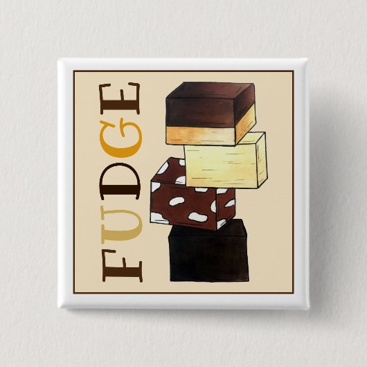 ファッジスタック菓子菓子 缶バッジ (正面)