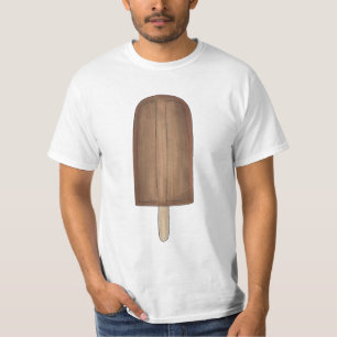 ファッジフジシクルチョコレートポップシクルポップシクルティー Tシャツ