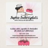 ファットウーマンベイカーすりケーキベーキングベーカリー (正面&裏面)