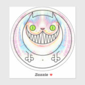 ファットキャットチェシャカスタムキャットカットビニールシール シール (シート)