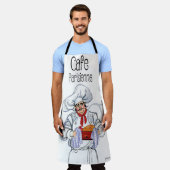 ファットシェフランスのフカフェパリジエンヌグルメ エプロン (着用した状態)