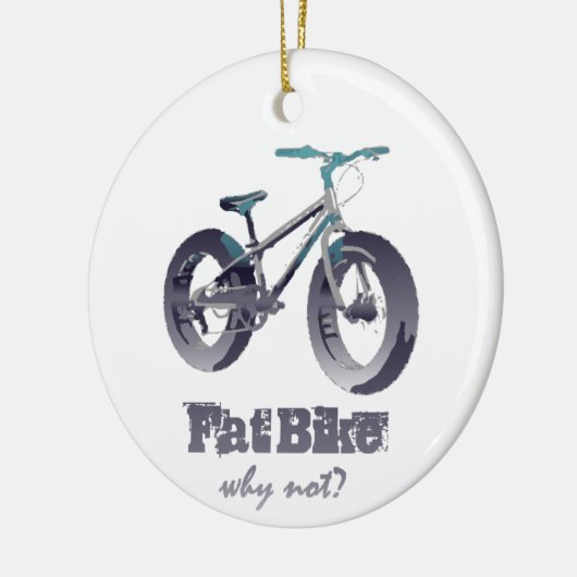ファットバイクハウズやる気を起こさせる引用文 セラミックオーナメント (左)
