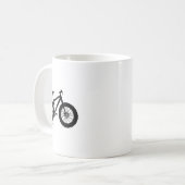 ファットバイク アウトフィット オフロードバイク 自転車 コーヒーマグカップ (正面左)