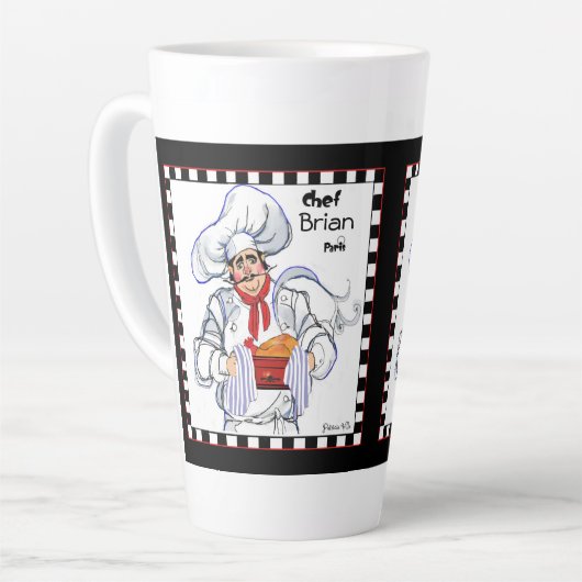 ファットフランスのシェフラテマグアート カフェラテマグ (左アングル)