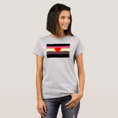 ファットプライドフラッグ Tシャツ (正面フル)