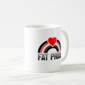 ファットプライド コーヒーマグカップ (正面右)