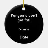 ファットペンギンカートゥーンオーナメント セラミックオーナメント (裏面)