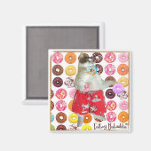 ファットボードーナツ磁石(四角) マグネット (正面/裏面)