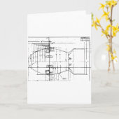 ファットマン原子爆弾 カード (黄色い花)