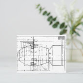 ファットマン原子爆弾 ポストカード (スタンド正面)