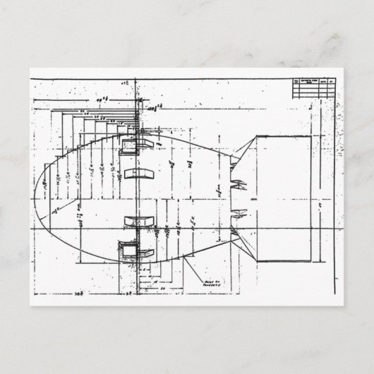 ファットマン原子爆弾 ポストカード (正面)