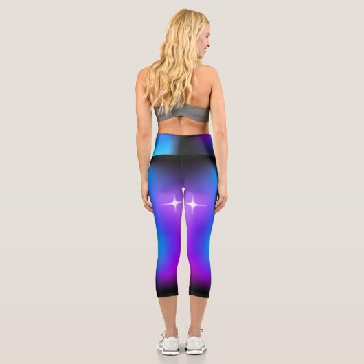 ファッ最高のショニスタの水彩レギンス カプリレギンス (裏面)