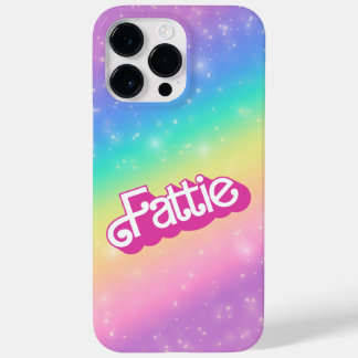 ファティプラスサイズレインボーレトロ90ズノスタルジアピンク Case-Mate iPhone 14 PRO MAXケース
