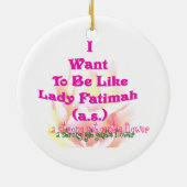 ファティマのように セラミックオーナメント (裏面)