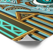 ファティマのエジプトのハムサ・ハンド・カンサ ポスター (角)