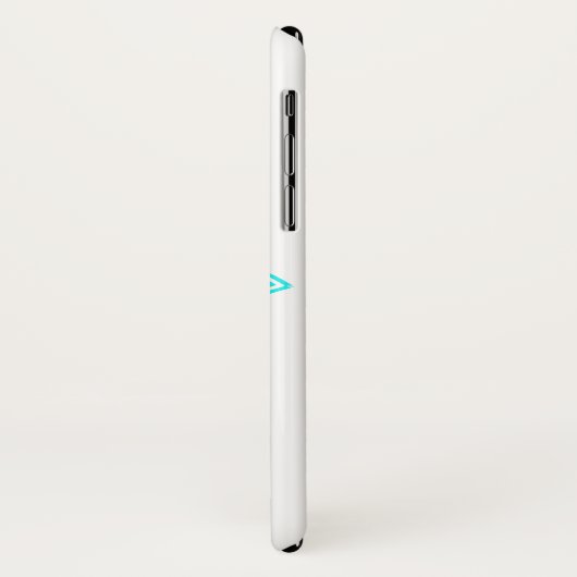 ファティマのティール(緑がかった色)の水彩画のHamsa精神的で赤い手 Case-Mate iPhoneケース (裏面/左)