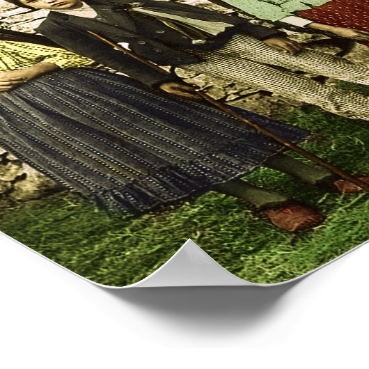 ファティマの女性のヴァージンメアリーの子供のポスター ポスター (角)