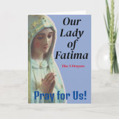 ファティマの女神 カード (正面)