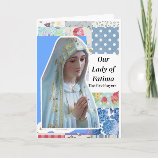 ファティマの女神 カード (正面)